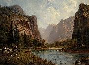Albert Bierstadt Gates of the Yosemite Spain oil painting artist